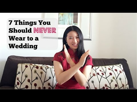 7 Things You Should Never Wear to a Wedding