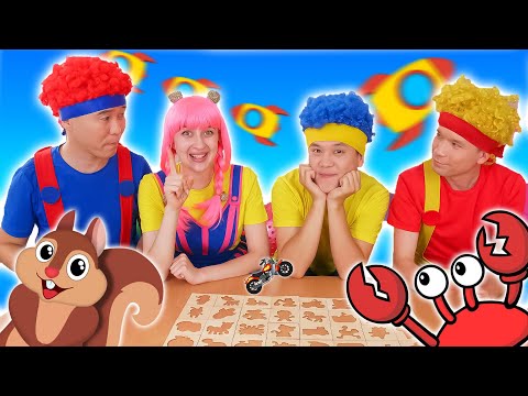 Shape Inserts (Educational game for kids) | D Billions VLOG English