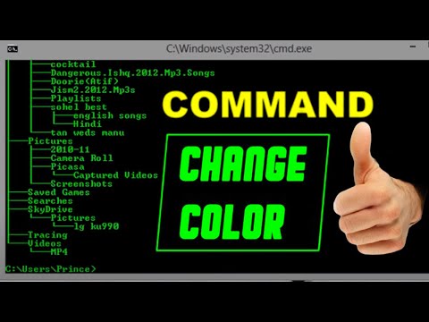 Command Prompt Color Change  !!