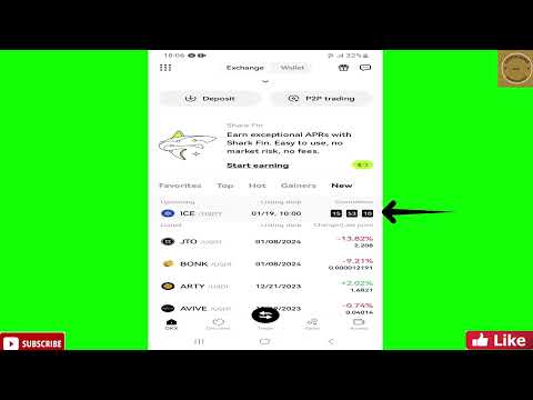 HOW TO LOCATE YOUR ICE COINS IN YOUR OKX EXCHANGE