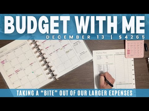 Budget With Me + my tip to save up for larger expenses