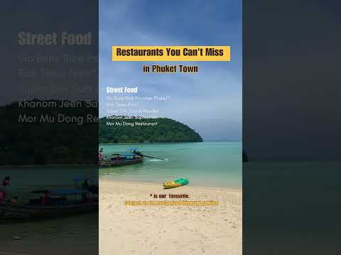 Phuket Food Guide: Must-Try Restaurants You Can't Miss! #thailandtravelguide #phuket