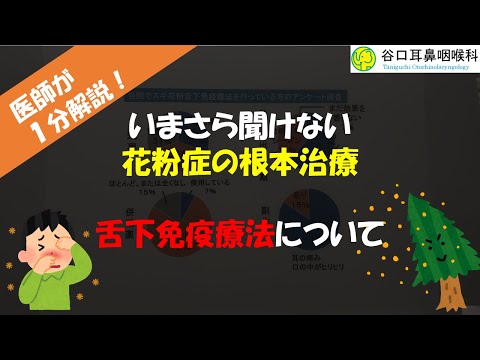 【医師が1分解説！】舌下免疫療法って？ #Shorts