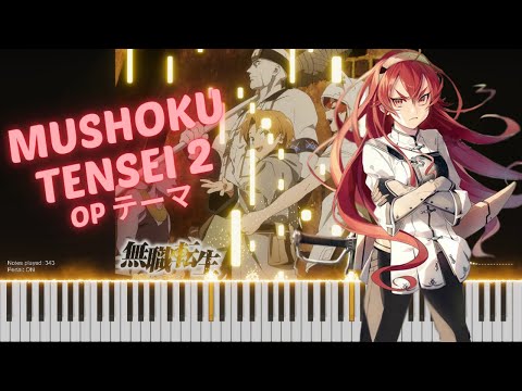 Mushoku Tensei Jobless Reincarnation S2 OP Piano「Keishou no Uta」Synthesia Tutorial