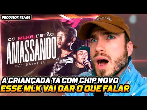 (ESSE MLK VAI DAR OQ FALAR!) PRODUTOR REAGE QUANDO AS CRIANÇAS AMASSAM nas BATALHAS DE RIMA! (REACT)