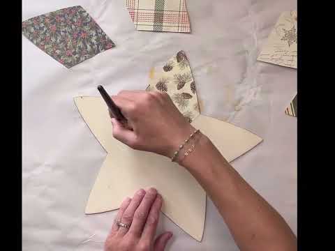 Easy Christmas Star Decor DIY