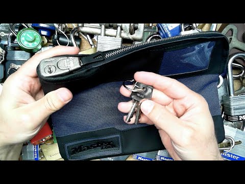 [146] Master Lock 7120D Money Bag picked open