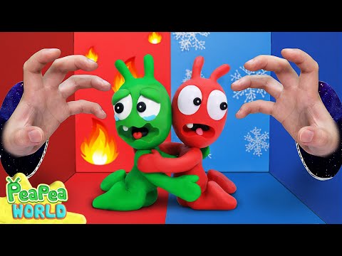 Pea Pea and Friend challenge to escape mysterious room - Funny Cartoon for kids - Pea Pea World