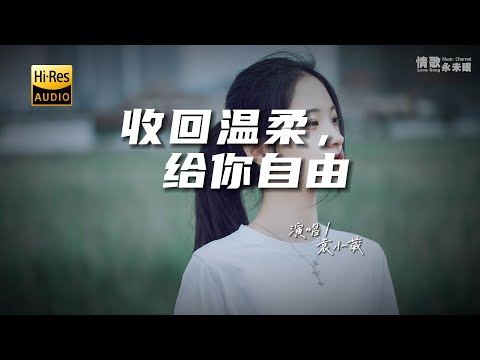 袁小葳 - 收回温柔，给你自由♫『动态歌词 | 高音质 | pinyin Lyrics | 每日歌单推荐』