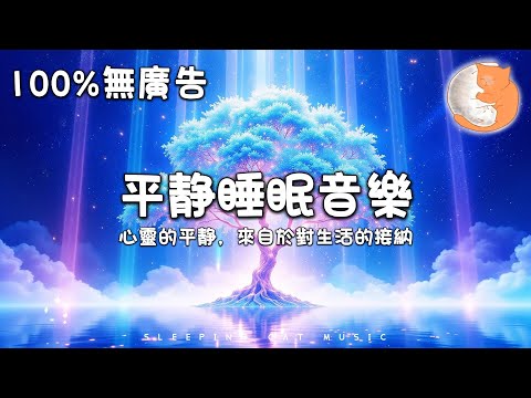 【100%無廣告睡眠音樂】平靜睡眠音樂 讓你擁有一個寧靜的晚上丨心靈平靜音樂丨治療失眠不安狀態丨正能量治癒音樂丨安睡音樂 放鬆音樂