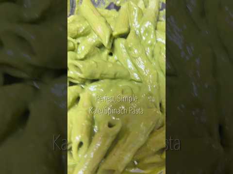 Easy delicious Kale/Spinach Pesto Pasta #shorts #cooking