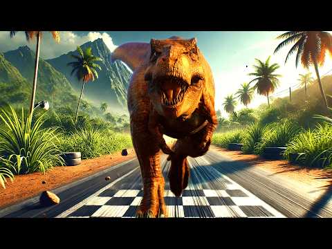 122 Dinosaurs 100 Meter Race | Fastest Dinosaur in Jurassic World Evolution 2