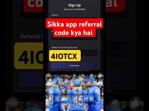 Best referral code for sikka app 🔥😱 #shorts #viralvideo