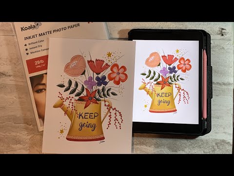 How to Make Art Print Using Procreate | Step by Step Drawing in Procreate to Make Art Print