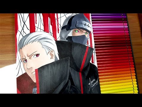 Drawing HIDAN and KAKUZU | NARUTO #NARUTUBRO [Collab]