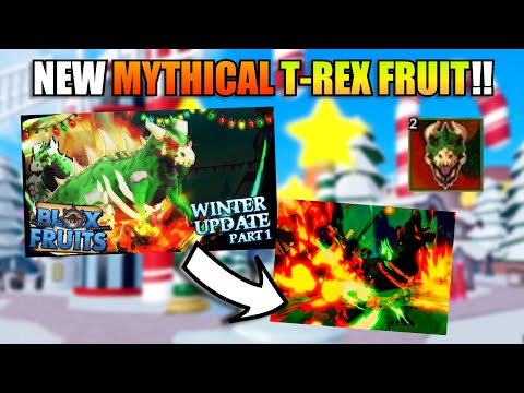 ❄️🐲 New T-Rex Fruit Coming in WINTER UPDATE PART 1!! (Blox Fruits)