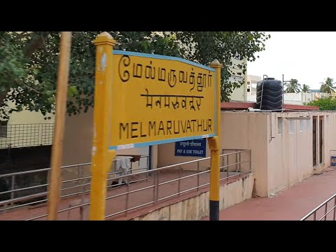 MLMR, Melmaruvathur Railway Station Tamil Nadu, Indian Railways Video in 4k ultra HD