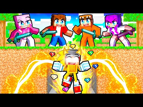 HUNTERS vs SUPER SONIC Speedrunner in Minecraft!