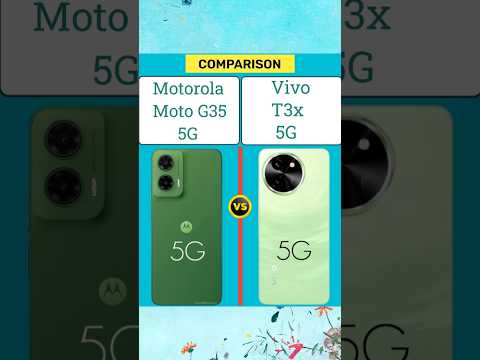 Motorola G35 vs Vivo T3x