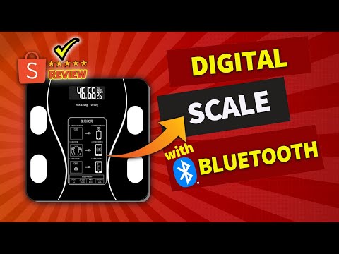 Tibay nitong Timbangan at ang Ganda pa!Digital Weighing Scale 12 in 1 with Bluetooth #shopee Review