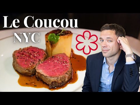 Eating at Le Coucou. One Michelin Star. The Most Popular French Restaurant in NYC