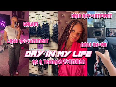 D☆Y IN MY LIFE |Teenage YouTuber| hair, shopping, lashes, school etc.. || Ra’Mariah Alexia