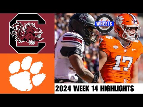 #15 South Carolina vs #12 Clemson | Full Game Highlights | 2024 College Football Highlights