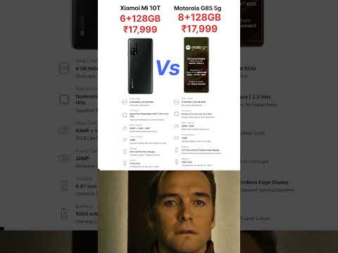 Motorola g85 5g vs Mi 10T 5g 👍❤️ review shorts videos 😲 vairal shorts #trendingshorts #youtubeshorts