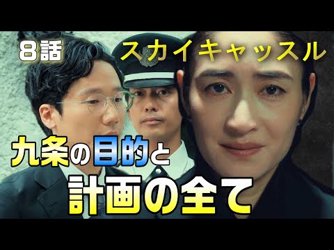 【スカイキャッスル　ドラマ考察＃9】8話 九条の計画と目的が判明。瑠璃はまだ何か隠している！？何故永峰は九条に従っているのか？