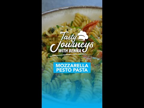 𝐓𝐚𝐬𝐭𝐲 𝐉𝐨𝐮𝐫𝐧𝐞𝐲𝐬 𝐰𝐢𝐭𝐡 𝐁𝐞𝐧𝐧𝐚 👨‍🍳 Episode 11: Mozzarella Pesto Pasta