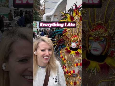 EVERYTHING I ATE at Philippines Festival! #japan