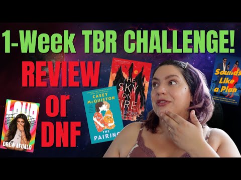 TBR CHALLENGE! - How many books can I read OR DNF in 1 week?