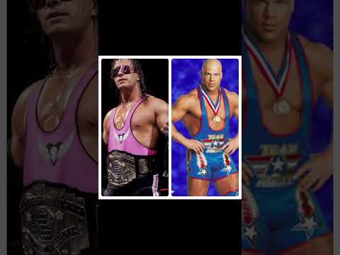 Bret Hart or Kurt Angle? #shorts #brethart #kurtangle #wwe #nxt #aew #smackdown #wweraw #njpw #fyp