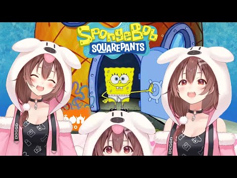 Three Inugami Korones sing the Spongebob theme song (chorus) [hololive]