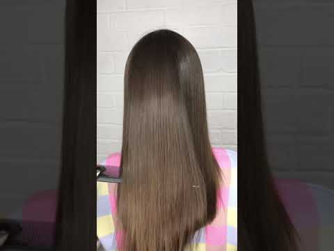 Keratin hair straightening 🔥 #hair