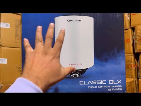 Crompton Classic Dlx 10Ltr Water Heater Unboxing