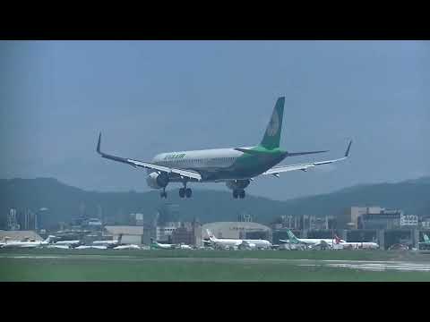 長榮航空 Eva Air A321-211(B-16221) B7-501 浦東(PVG)→松山(TSA) landing