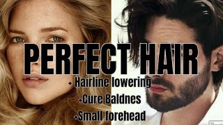 [EXTREME]⚠️ Perfect Hair + Cure Balding + Small Forehead Subliminal (*listen once*)