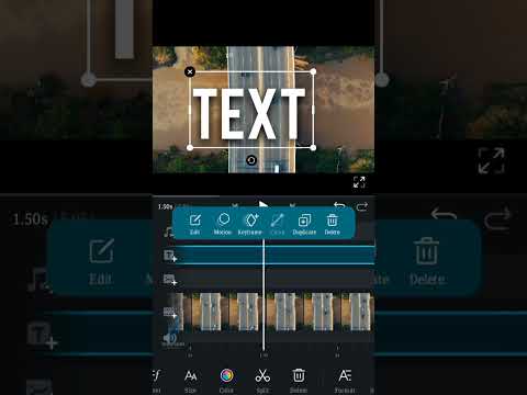 Text Behind The Object In Vn Video Editor #shorts