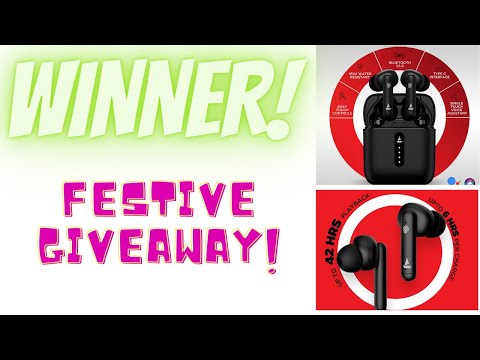 WINNER Announcement - Festive GIVEAWAY