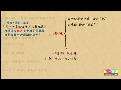 以（2）文言文學習