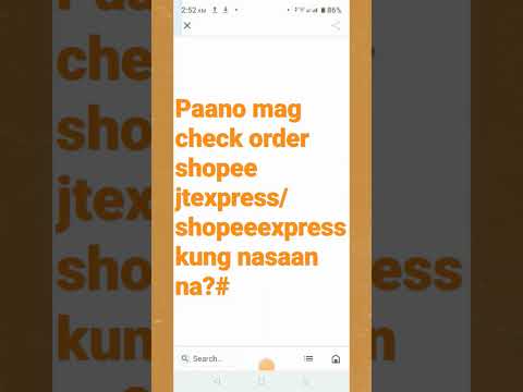 Paano mag check order shopee/jtexpress kung nasaan na