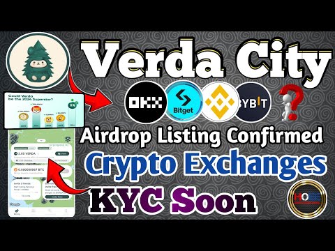 🎉 Verda City KYC, Exchange, Listing Update//Verda City Total Supply//Claim 10 Verda//Free Airdrop