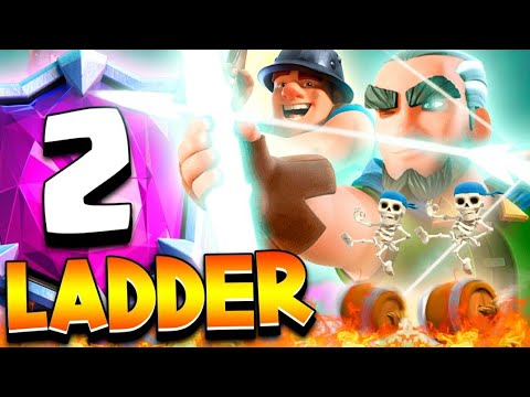 TOP 2 LADDER WITH 3400 TROPHIES - Clash Royale