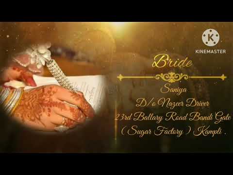 wedding invitation video