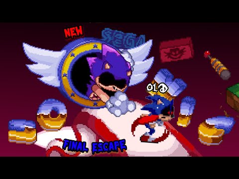 Friday Night Funkin' VS Sonic.EXE 3.0 | Final Escape - OLD vs NEW