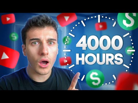 How to Get 4000 Hours Watchtime on YouTube