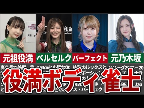 【セクシー】元祖から最新まで！Mリーグで活躍する役満ボディ雀士４選