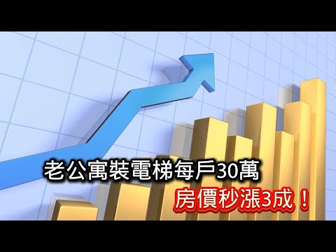 11/19號 晚上 10:00 直播 「老公寓裝電梯每戶30萬，房價秒漲3成！