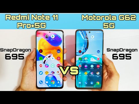 Redmi note 11 Pro plus 5g vs Moto G62 5g Speed Test & Comparison